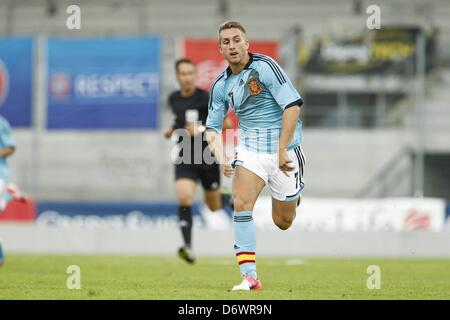 Gerard Deulofeu (ESP), 6. September 2012 - Fußball / Fußball: UEFA unter 21 Championship Qualifikationsrunde match zwischen U21 Schweiz und Spanien im Stadion Tourbillon, Sion, Schweiz, 6. September 2012. (Foto: AFLO) Stockfoto