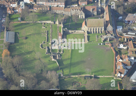 Luftaufnahme von Broughton Haus Canterbury Stockfoto