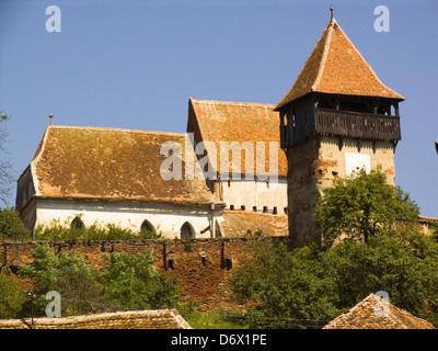 Europa, Rumänien, Siebenbürgen, Alma Vii, Wehrkirche Stockfoto