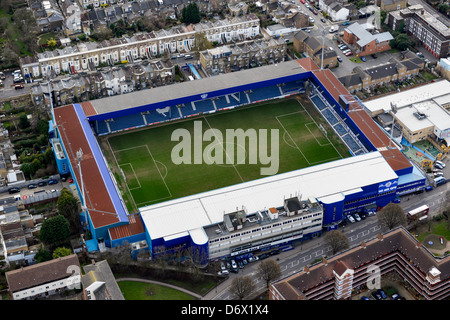 Luftbild der Queens Park Rangers Loftus Road Stadion Stockfoto