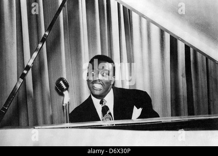 TONY RUSSELL 'CHARLES' BROWN (1922-1999) uns Blues-Sänger Stockfoto