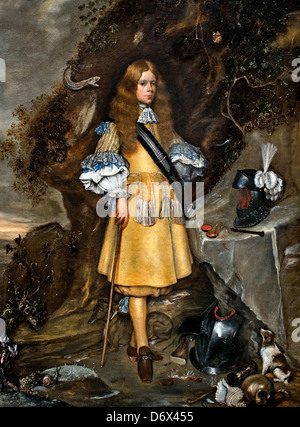 Memorial Porträt von Moses ter Borch 1667 Gerard Ter Borch 1617-1681Dutch Niederlande Stockfoto