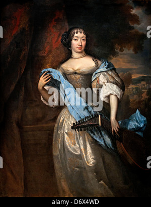 Johanna le Gillon, Ehefrau von Hieronymus Beverningk 1670 Jan de Baen 1633-1702 Niederlande Niederlande Stockfoto