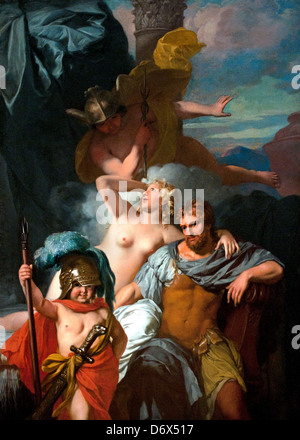 Mercury Bestellung Calypso bis Release Odysseus 1680 Gerard de Lairesse 1641-1711 Niederlande Niederlande Stockfoto