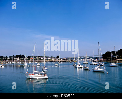 8571 la Trinite Sur Mer, Morbihan, Bretagne, Frankreich, Europa Stockfoto