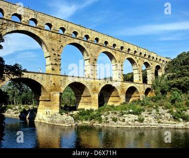 8599. Pont du Gard, Provence Frankreich, Europa Stockfoto