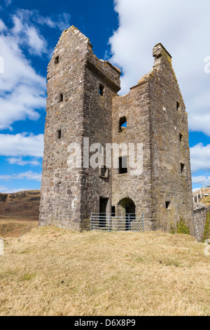 Ein Blick in Richtung Gylen Castle, Insel Kerrera, Argyll and Bute, Scotland, UK, Europa. Stockfoto