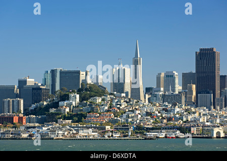 Skyline von San Francisco, Kalifornien, USA Stockfoto