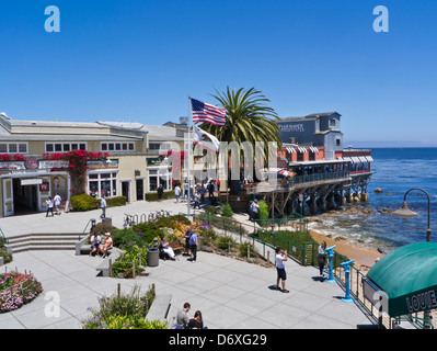 Cannery Row Geschäfte und Restaurants komplexe Monterey Kalifornien USA Stockfoto