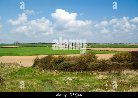 Ackerland, Gileston in der Nähe von großen Llantwit, Vale von Glamorgan, Süd-Wales, uk Stockfoto