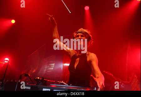 Berlin, Deutschland, DJ Maruscha auf A & P Berlin Summer Rave 2012 Stockfoto