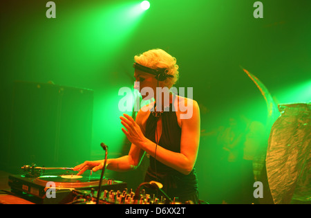 Berlin, Deutschland, DJ Maruscha auf A & P Berlin Summer Rave 2012 Stockfoto