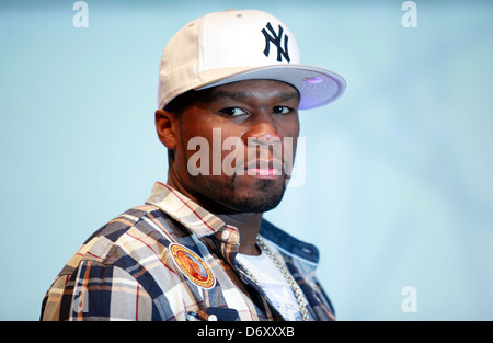 Berlin, Deutschland, 50 Cent, US-amerikanischer Rapper, auf der IFA 2012 Stockfoto