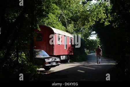 Berlin, Deutschland, Wagen Pankgraefin in Berlin-Karow Stockfoto