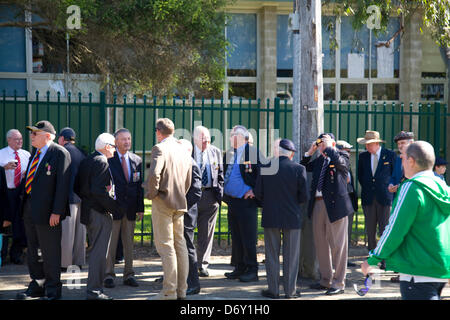 ANZAC Day-Parade 2013 in Avalon, Sydney, Australien Stockfoto