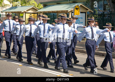 ANZAC Tag März und Parade 2013 in Avalon, Sydney, Australien Stockfoto