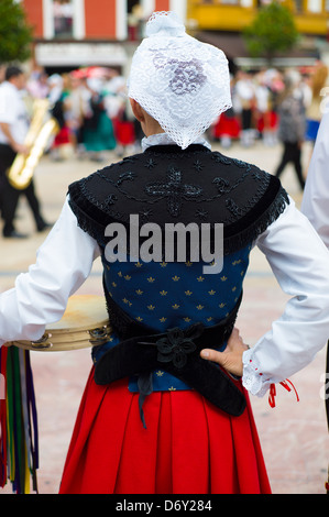 Traditionellen Fiesta bei Villaviciosa in Asturien, Nordspanien Stockfoto