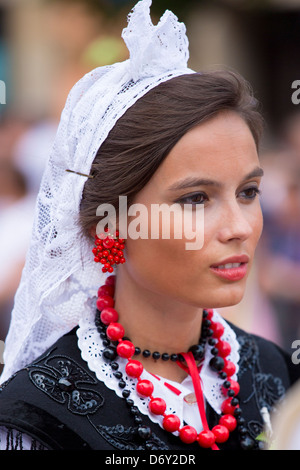 Traditionellen Fiesta bei Villaviciosa in Asturien, Nordspanien Stockfoto