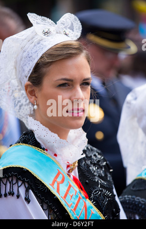 Traditionellen Fiesta bei Villaviciosa in Asturien, Nordspanien Stockfoto