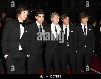 Niall Horan, Harry Styles, Zayn Malik, Louis Tomlinson und Liam Payne von einer Richtung GQ Men of the Year Awards 2011- Stockfoto