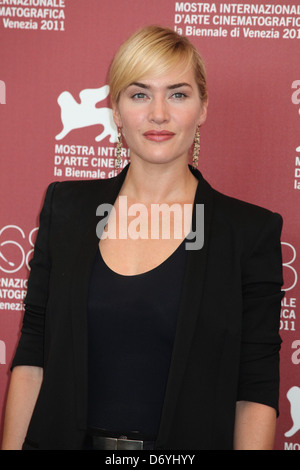 Kate Winslet der 68. Filmfestspiele von Venedig - Tag3 - "Mildred Pierce" Photocall Venedig, Italien - 02.09.11 Stockfoto