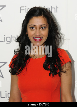 Manjinder Virk das erste Licht Film Awards 2012 beim BFI Southbank London, England - 05.03.12 Stockfoto