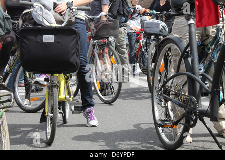 Nicht-professionelle Radfahrer 25. April Rome Stockfoto