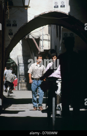 Eine Gasse in der Altstadt von Damaskus. Stockfoto