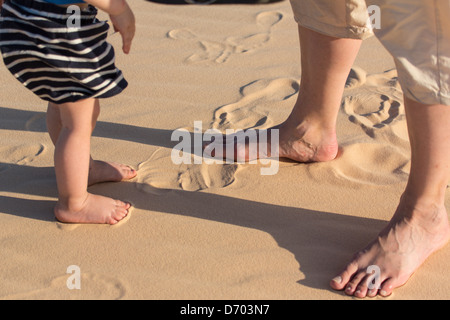 Familie Urlaubsziel: Dahab am Roten Meer in Ägypten (Sinai) Stockfoto