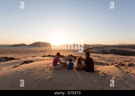 Familie Urlaubsziel: Dahab am Roten Meer in Ägypten (Sinai) Stockfoto