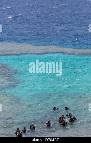 Tauchen in und um die ägyptischen Ort Dahab (Sinai) Stockfoto