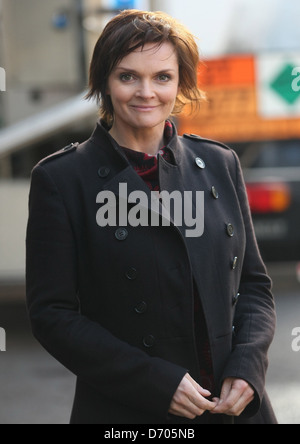 Sharon Small außerhalb der ITV Studios London, England - 23.02.12 Stockfoto