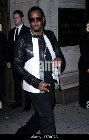 P. Diddy, richtigen Namen Sean Combs, The Caesars Entertainment beginnt Flucht nach Gesamtvergütung in Gotham Hall - Abfahrten New York Stockfoto