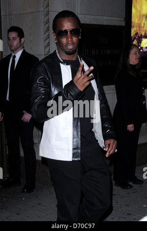 P. Diddy, richtigen Namen Sean Combs, The Caesars Entertainment beginnt Flucht nach Gesamtvergütung in Gotham Hall - Abfahrten New York Stockfoto