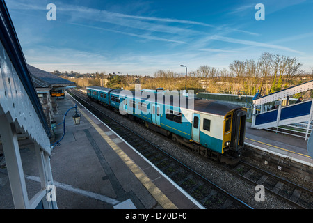 S-BAHN AM BAHNHOF VON CHEPSTOW Stockfoto