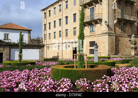 Mosteiro de San Martino Pinario in Old Town, Santiago De Compostela, Galicien, Spanien, Europa Stockfoto