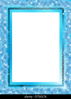 Vorlage-Rahmendesign für Weihnachtskarte Stockfoto
