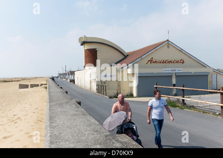 Jaywick, Essex, der am meisten benachteiligten Gegend von England Stockfoto