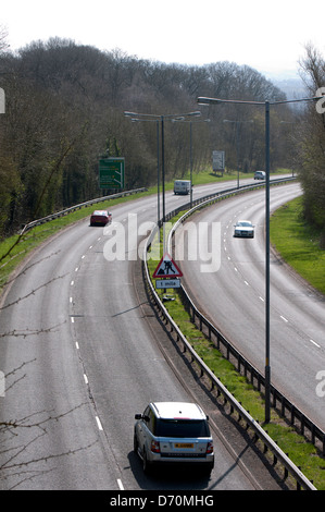 A448 Bromsgrove Autobahn bei Headless Cross, Redditch, England, UK Stockfoto