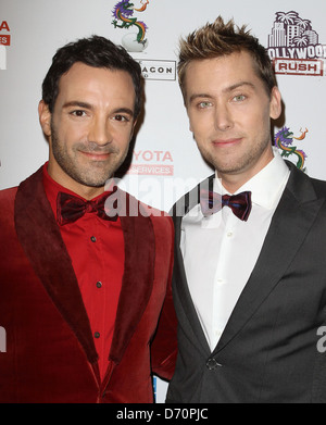 George Kotsiopoulos statt Lance Bass 2nd Annual Hollywood Rush profitieren die Baby Dragon Fund am Wilshire Ebell Theater Stockfoto