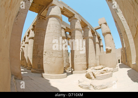 Tempelkomplex von Karnak, Luxor (Theben), Ägypten, Afrika Stockfoto