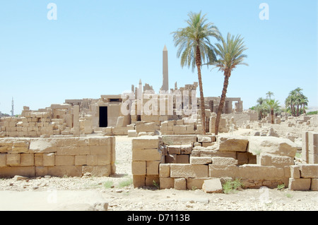 Tempelkomplex von Karnak, Luxor (Theben), Ägypten, Afrika Stockfoto