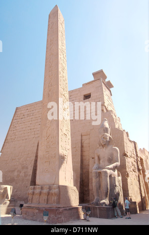 Obelisk, Karnak Temple Complex, UNESCO-Weltkulturerbe, Theben, Luxor, Luxor Governorate, Ägypten, Afrika Stockfoto