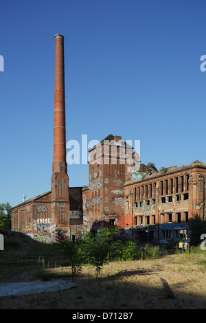 Berlin, Deutschland, die Ruinen der Eisfabrik in der Köpenicker in Berlin-Mitte Stockfoto