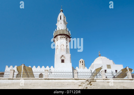 Der Abu el-Haggag-Moschee in Luxor Temple Complex, Luxor (Theben), Ägypten, Afrika Stockfoto