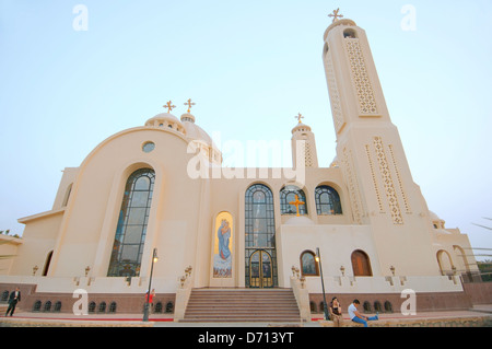 Koptisch-orthodoxen Kirche aller Heiligen, die Leben im Himmel (El Samaaeyeen), Sharm el-Sheikh, Sinai-Halbinsel, Ägypten Stockfoto