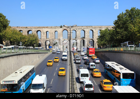 Valens Aquädukt, Istanbul, Türkei Stockfoto