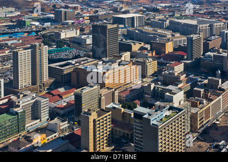 Stadtbild in der Innenstadt von Johannesburg, Südafrika Stockfoto