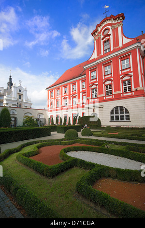 Barockgärten Ossolineum Stockfoto