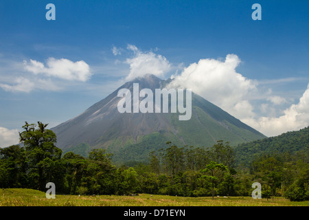 Vulkan Arenal, Arenal Vulkan-Nationalpark, Costa Rica Stockfoto